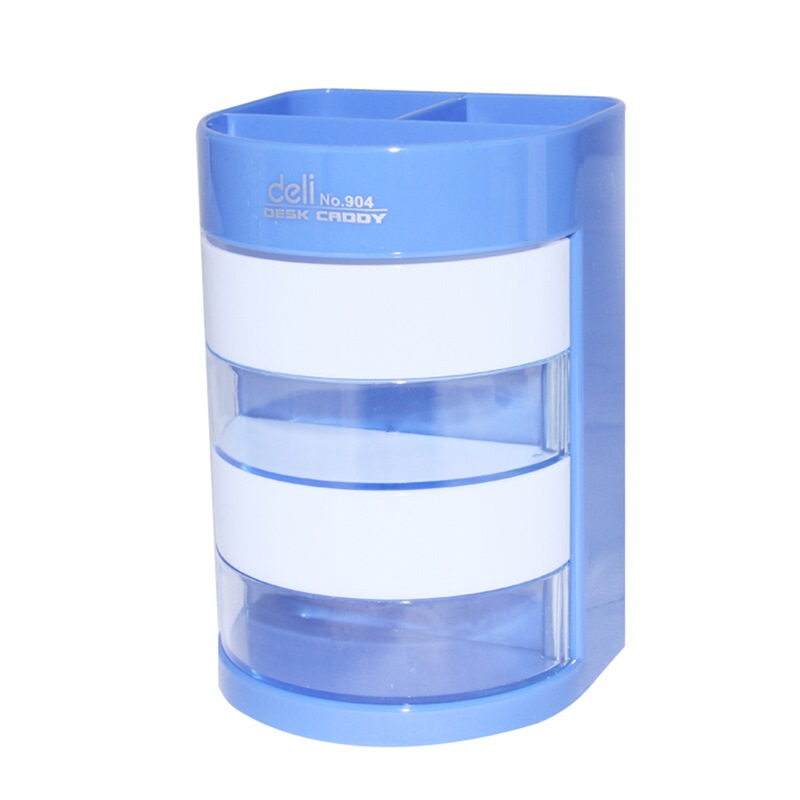得力（deli） 904 多功能彩色辦公筆筒 顏色隨機(jī)（藍(lán)色）_http://02394.cn/img/sp/157/ee68aef4-de2e-493b-b93c-107d1eea7865.jpg
