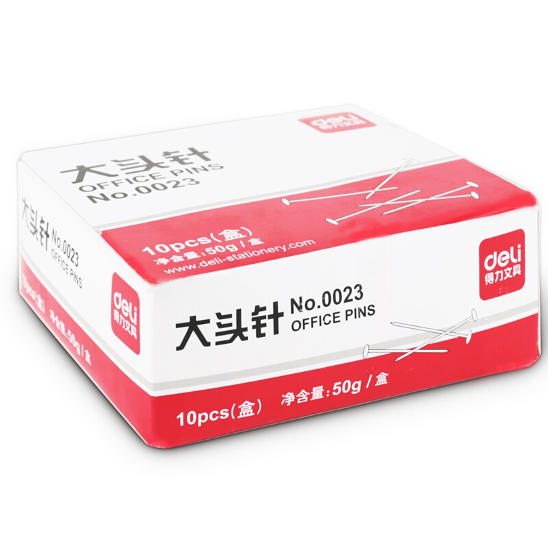得力（deli） 0023 PP盒裝大頭針 單盒 50g盒 （單盒裝）_http://02394.cn/img/sp/160/3e823ebe-1378-4688-a0c6-e07e82aba8b0.jpg