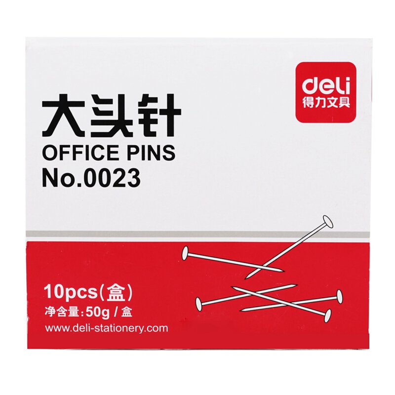 得力（deli） 0023 PP盒裝大頭針 單盒 50g盒 （單盒裝）_http://02394.cn/img/sp/160/a140cb5d-367b-4ae7-93b0-21cff708a3a2.jpg