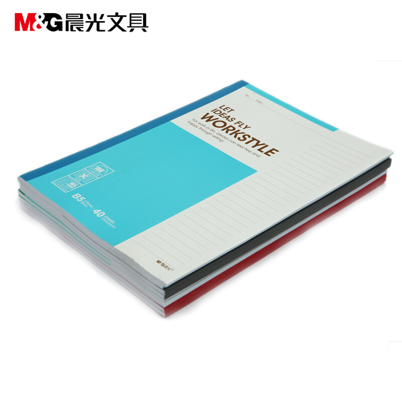 晨光（M&G） APYJP411 辦公無(wú)線裝訂本 軟抄記事本B540頁(yè) 8本裝_http://02394.cn/img/sp/161/53fd932c-a795-4f97-bca0-da6f027a2cd1.jpg