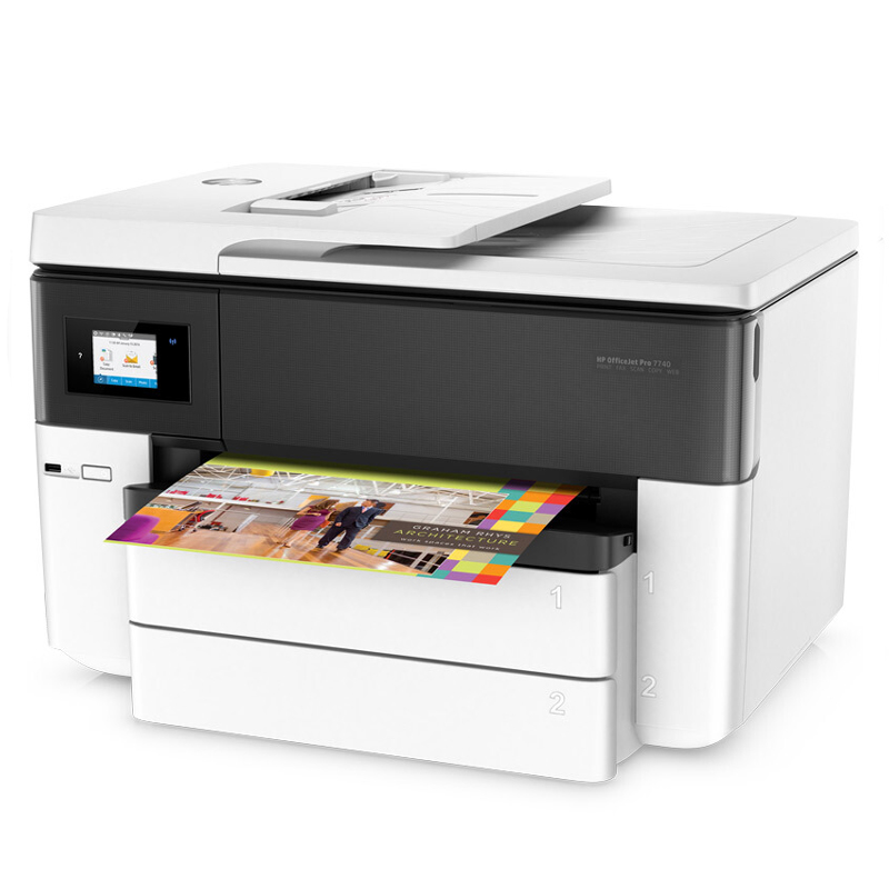 惠普（HP） OfficeJet Pro 7740 多功能噴墨一體機(jī) (雙層紙盒,高配) _http://02394.cn/img/sp/1719/b23096b8-0fdb-4307-ba18-e22635f958cc.jpg