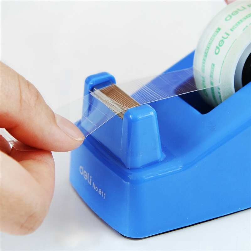 得力（deli） 811 小號膠帶座膠帶切割器（灰色）_http://02394.cn/img/sp/205/2c58d74b-841d-4188-a725-ab146d073681.jpg