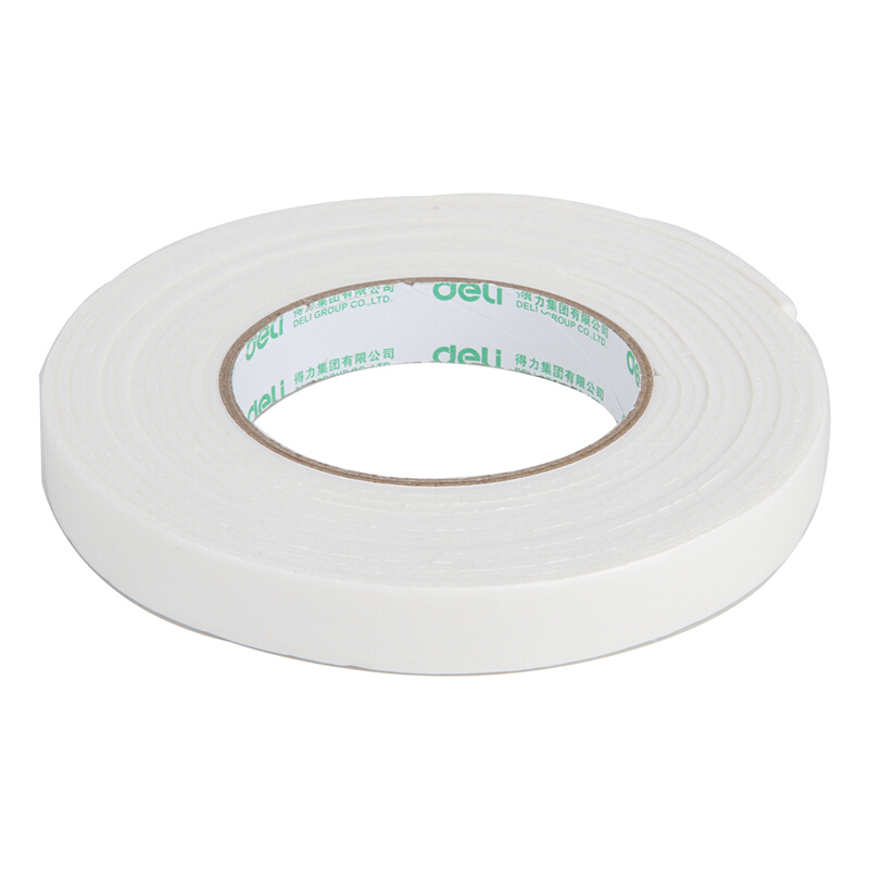 得力（deli） 30411 海綿膠泡棉雙面膠 18mm*5y 1卷裝_http://02394.cn/img/sp/208/624de0cc-d12a-4f86-ad31-6c4d10511b49.jpg