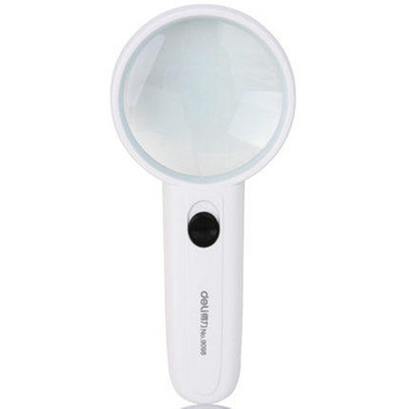 得力（deli） 9098 放大鏡 LED燈 直徑65mm 3.5倍_http://02394.cn/img/sp/2145/345e3bd8-b96e-4d34-a77a-c1f9fe5f8bfb.jpg