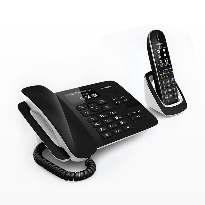 飛利浦（PHILIPS） DCTG492 語音報(bào)號黑名單中文數(shù)字子母機(jī)一拖一家用辦公會議坐固定固話無線電話機(jī)座機(jī)無繩電話機(jī)（黑色）_http://02394.cn/img/sp/2147/2218de12-5046-4326-90ca-3c5253de3905.jpg