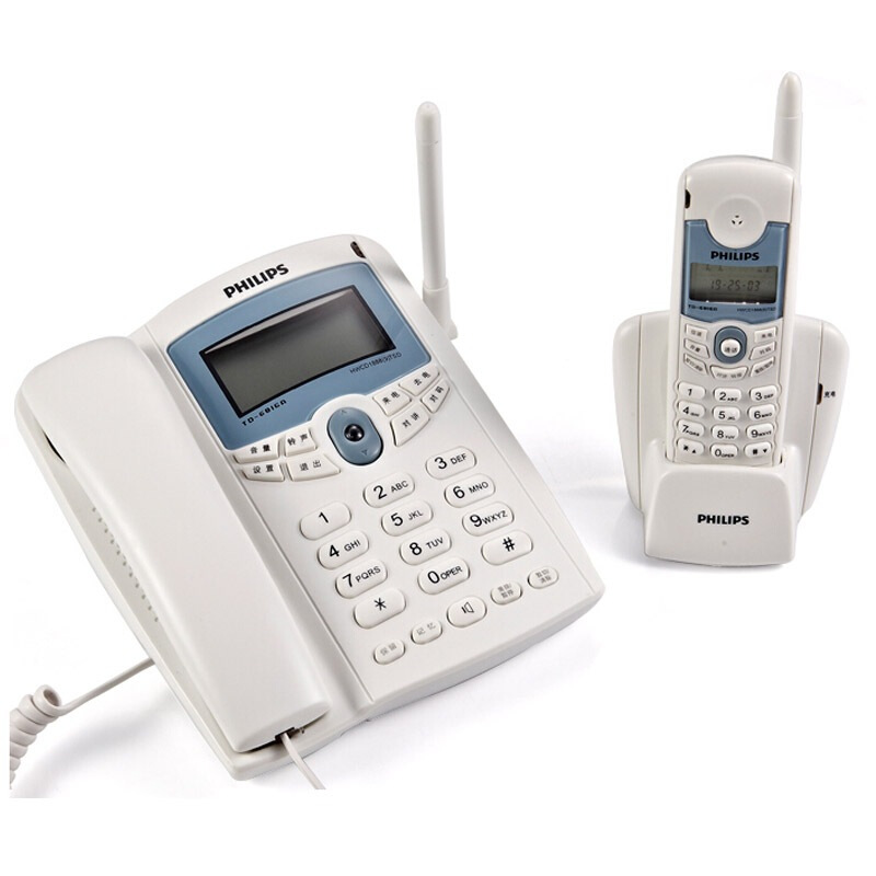 飛利浦（PHILIPS） TD-6816 無繩電話子母機(jī) 家用/商務(wù)辦公電話機(jī)/一拖一套裝 （白色）_http://02394.cn/img/sp/2147/c5b67a15-1464-4442-8a7c-27b1d221ab72.jpg