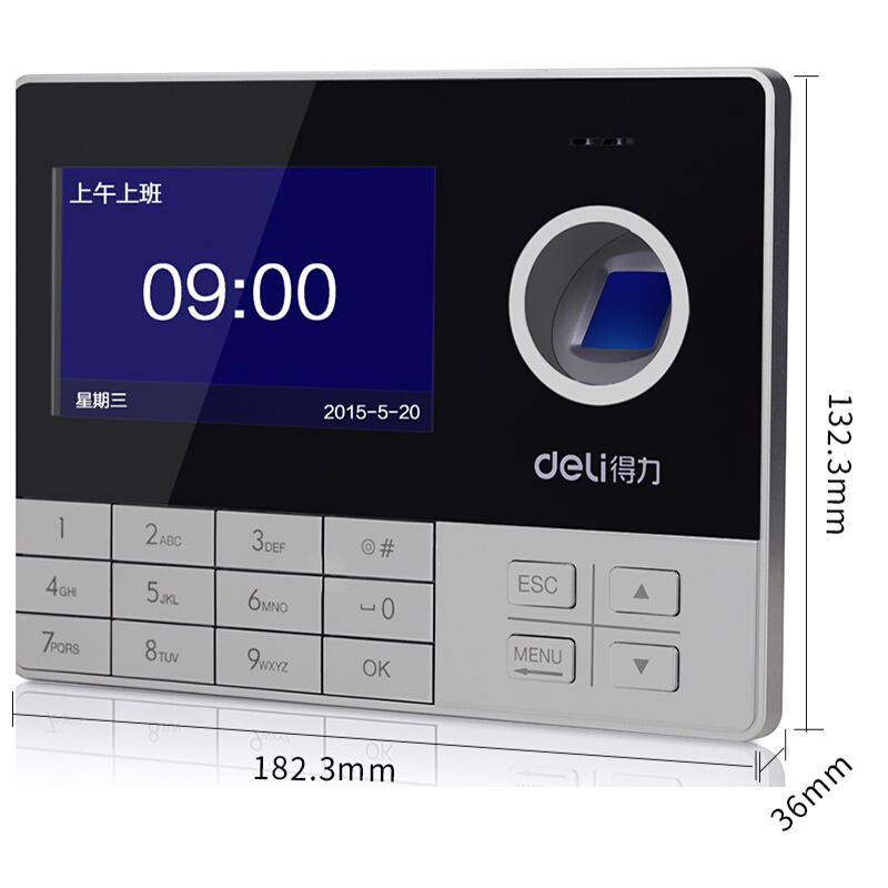 得力（deli） 3757 互聯(lián)網(wǎng)指紋考勤機(jī) 異地考勤管理打卡機(jī)_http://02394.cn/img/sp/232/11543800-3d2a-4b61-b2ca-a92dd4377857.jpg