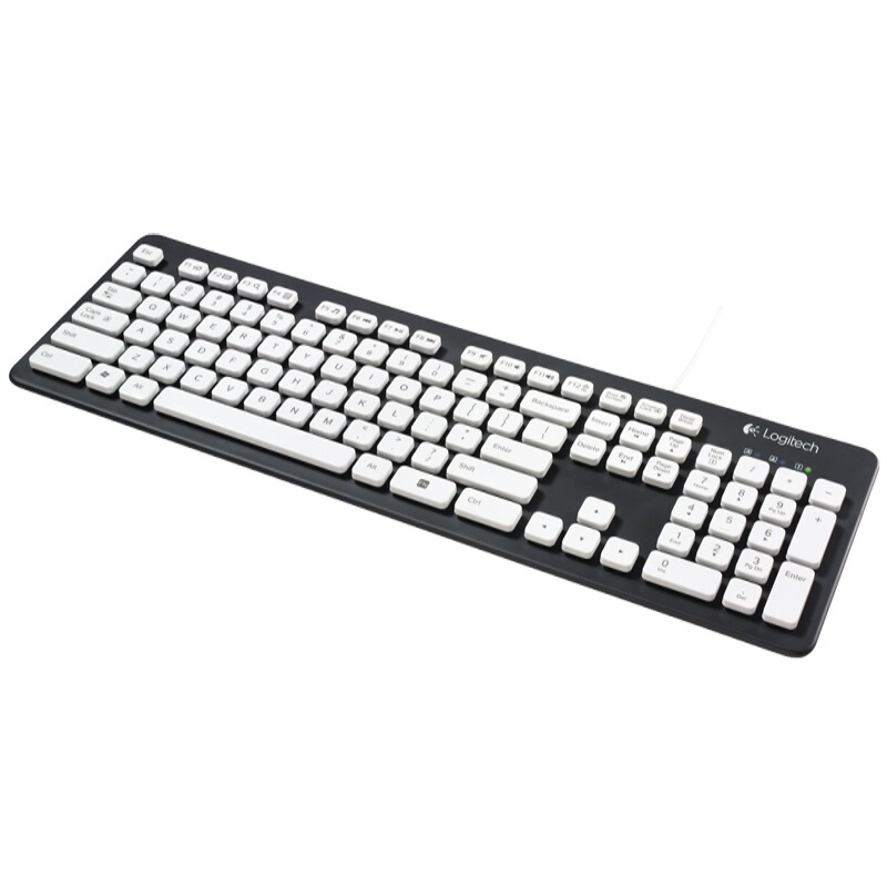 羅技（Logitech） K310 有線水洗鍵盤（白色） _http://02394.cn/img/sp/283/5c46fc7b-6605-4aaa-9914-0ec64d10ab52.jpg