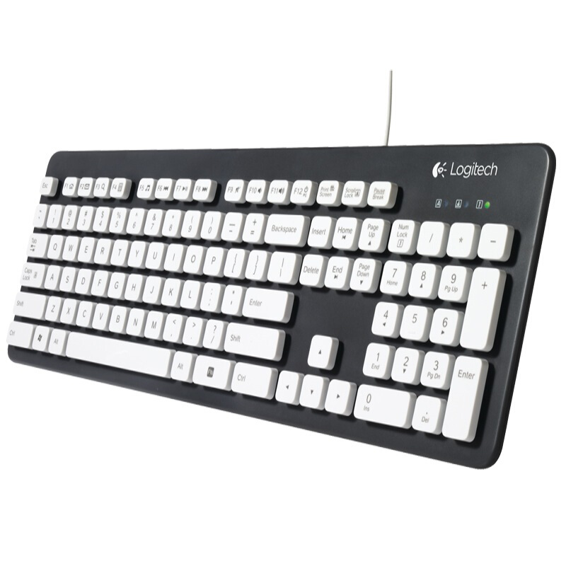 羅技（Logitech） K310 有線水洗鍵盤（白色） _http://02394.cn/img/sp/283/cc985b2f-7615-41b8-8e6c-57b3568e0348.jpg