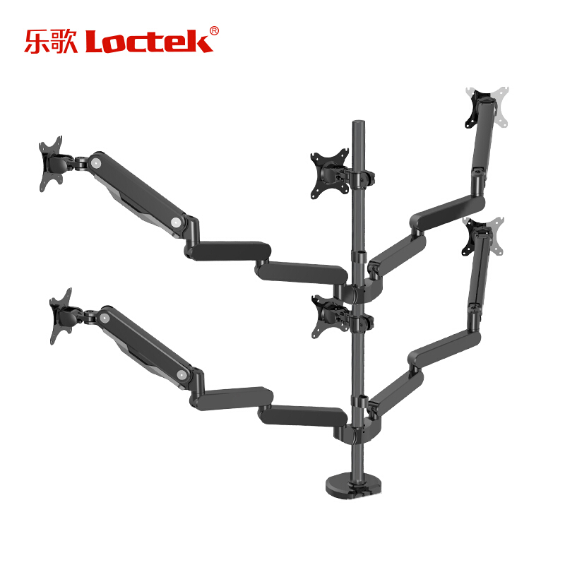 樂歌（Loctek） Q5S 六屏顯示器支架 全鋁電腦支架 旋轉伸縮支架_http://02394.cn/img/sp/296/0e0e7bba-f0f0-4452-9393-17714d140051.jpg