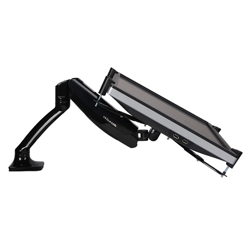 樂歌（Loctek） D5V 無孔顯示器支架 桌面旋轉(zhuǎn)升降支架臂（黑色）_http://02394.cn/img/sp/296/1d66a175-fe06-4f32-bf6a-50a8533ebbbf.jpg