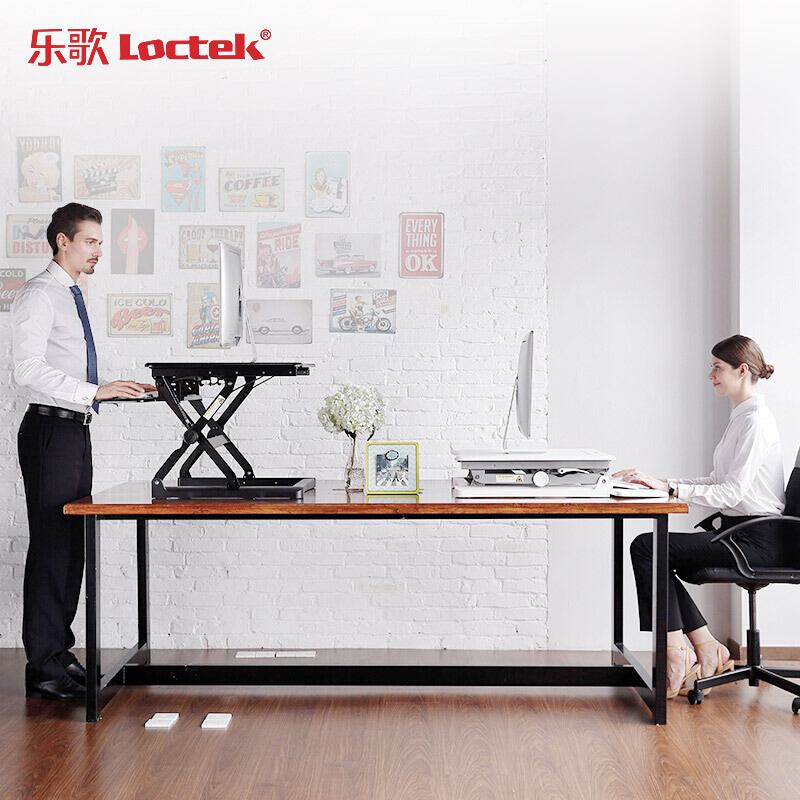 樂歌（Loctek） M1M 站立式辦公升降臺(tái)/升降桌 折疊移動(dòng)筆記本工作臺(tái) (睿黑) _http://02394.cn/img/sp/296/387b8fbf-336e-49c6-ad5e-66e55daa0d7a.jpg