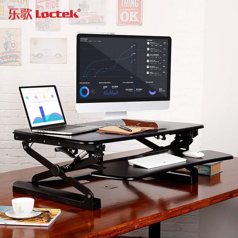 樂歌（Loctek） M1M 站立式辦公升降臺(tái)/升降桌 折疊移動(dòng)筆記本工作臺(tái) (睿黑) _http://02394.cn/img/sp/296/446bc2a9-93ef-4551-a5cd-6852cdd46baa.jpg