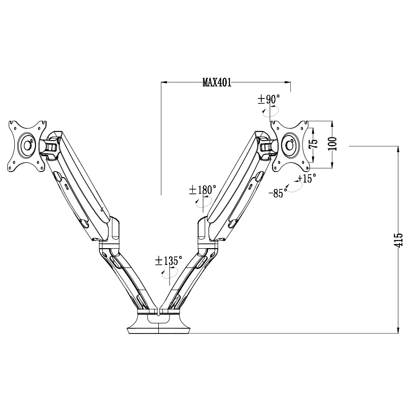 樂歌（Loctek） DLB502-D 雙屏拼接顯示器設(shè)計(jì)電腦架 桌面底座旋轉(zhuǎn)升降雙屏支架_http://02394.cn/img/sp/296/779c48b9-dfca-4765-98b9-403cd2c7f43c.jpg