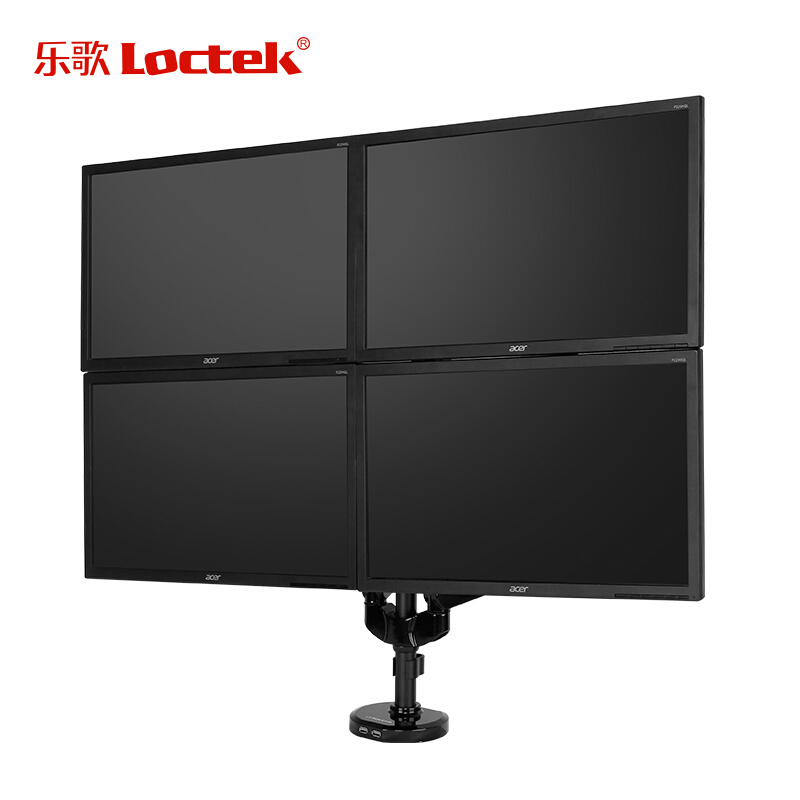 樂歌（Loctek） Q5Q 四屏顯示器支架電腦支架 旋轉升降伸縮支架_http://02394.cn/img/sp/296/7a1639a3-ee16-4de0-a98f-5a68d6abcc76.jpg