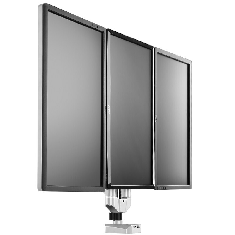 樂歌（Loctek） D7T 三屏顯示器支架 旋轉(zhuǎn)伸縮全鋁支架 _http://02394.cn/img/sp/296/d35b64b5-a99d-4ad6-95cf-77a2af7af0e1.jpg