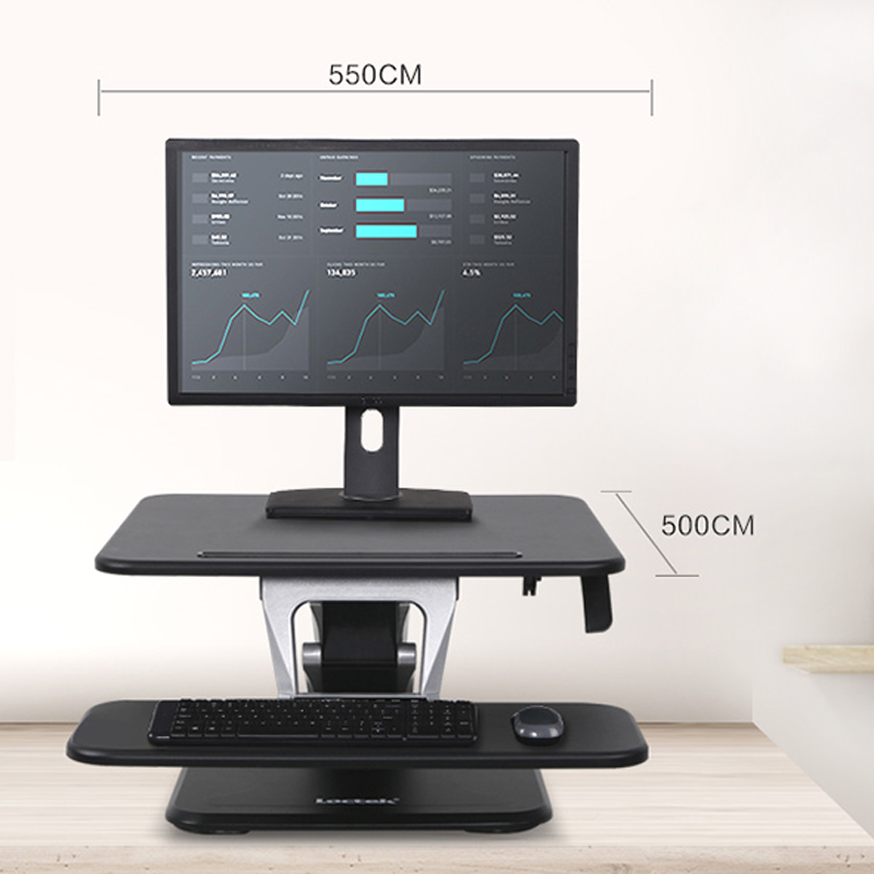 樂歌（Loctek） M3SS 站立式電腦桌/升降臺(tái) 臺(tái)面尺寸500*550mm (黑色) _http://02394.cn/img/sp/296/e07741a8-0ffc-4aac-9492-95da71a6e875.jpg