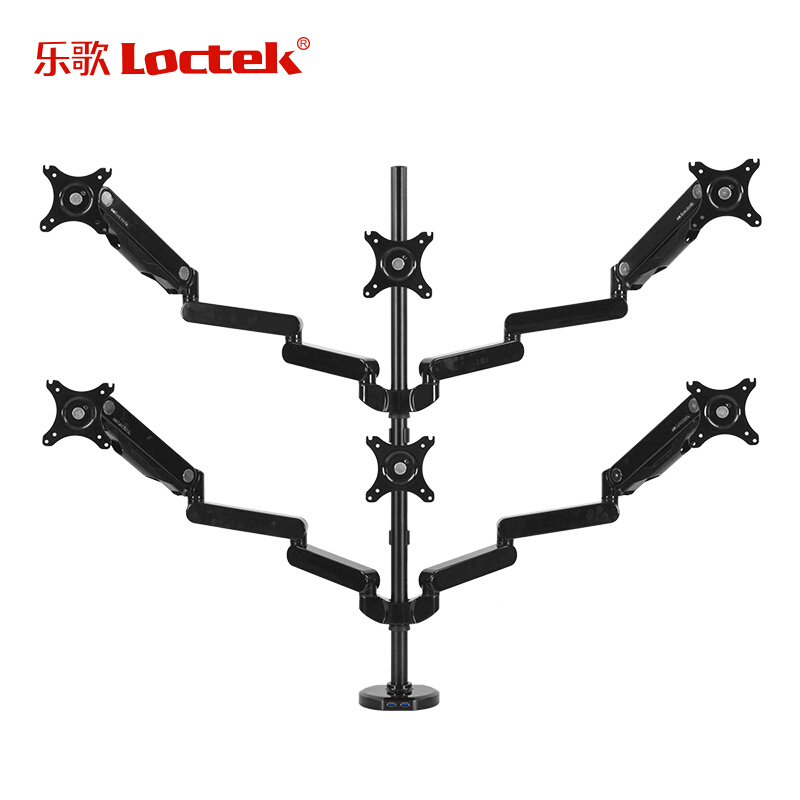 樂歌（Loctek） Q5S 六屏顯示器支架 全鋁電腦支架 旋轉伸縮支架_http://02394.cn/img/sp/296/fa5dfbab-357a-450b-8552-e812ace809d2.jpg