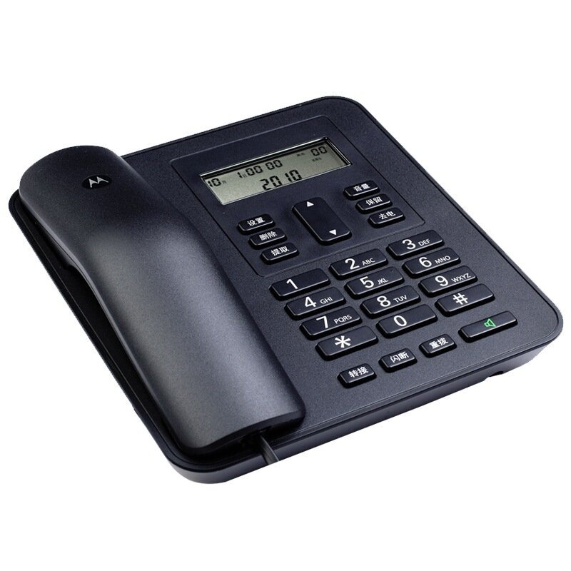 摩托羅拉（Motorola） CT310C 固定有繩電話機座機來電顯示免電池大屏幕歐式時尚辦公商務(wù)家用有線座機（黑色）_http://02394.cn/img/sp/329/66cc2be6-23e1-4959-a3b5-eaa610ae98a8.jpg