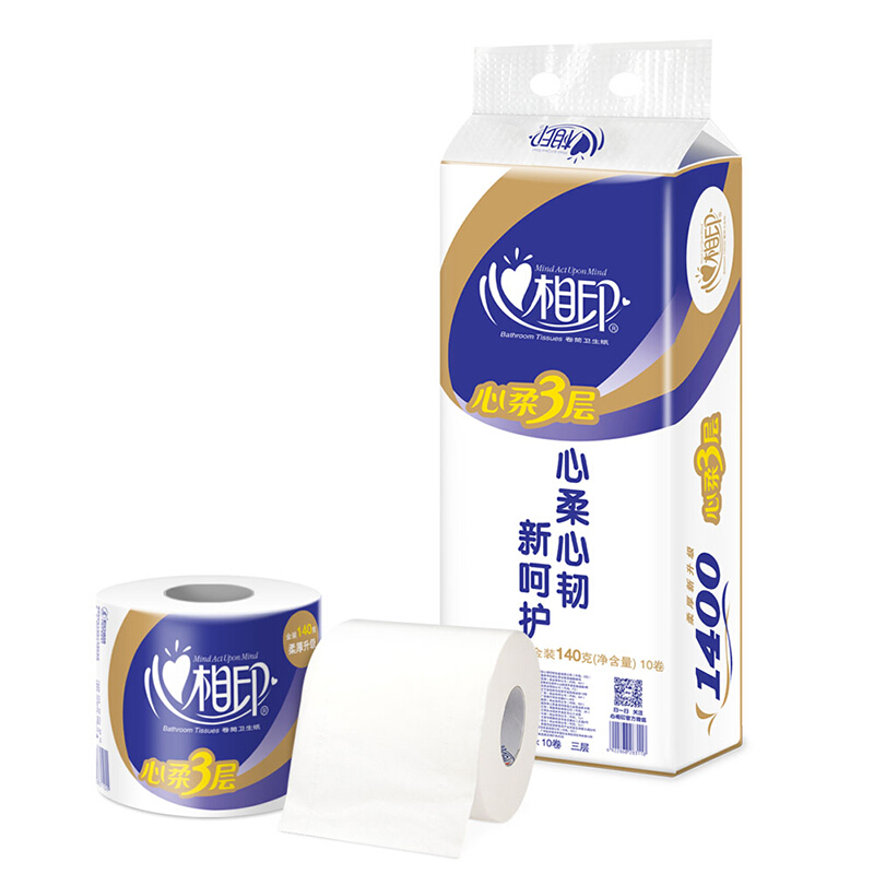 心相印（Mind Act Upon Mind） BT910 3層空芯卷紙衛(wèi)生紙140g*10卷_http://02394.cn/img/sp/382/400c948b-09fc-42bb-b067-8f6e0a1249f2.jpg