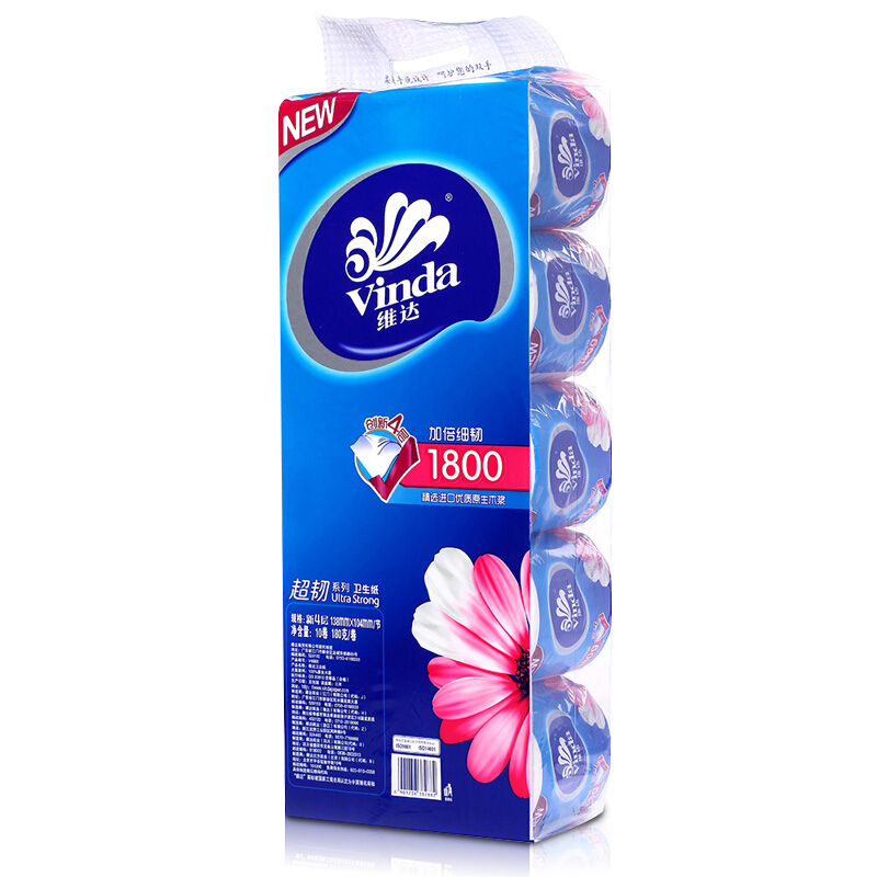 維達(dá)（Vinda） V4688 4層柔韌系列卷紙衛(wèi)生紙 180g x 10卷_http://02394.cn/img/sp/382/905560c4-b6c4-4186-ab4e-af6538d6de37.jpg