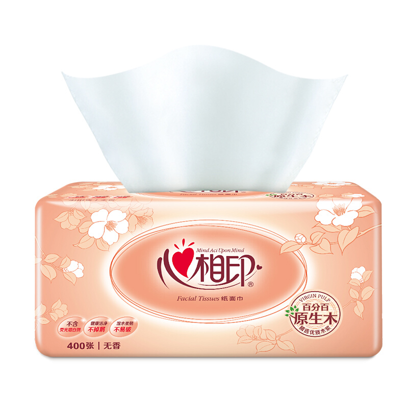 心相印（Mind Act Upon Mind） DT200 花語系列軟包裝抽紙面巾紙餐巾紙200抽*3提 _http://02394.cn/img/sp/383/4402e5d7-353a-4dc1-a5ef-5e4093e71fa9.jpg