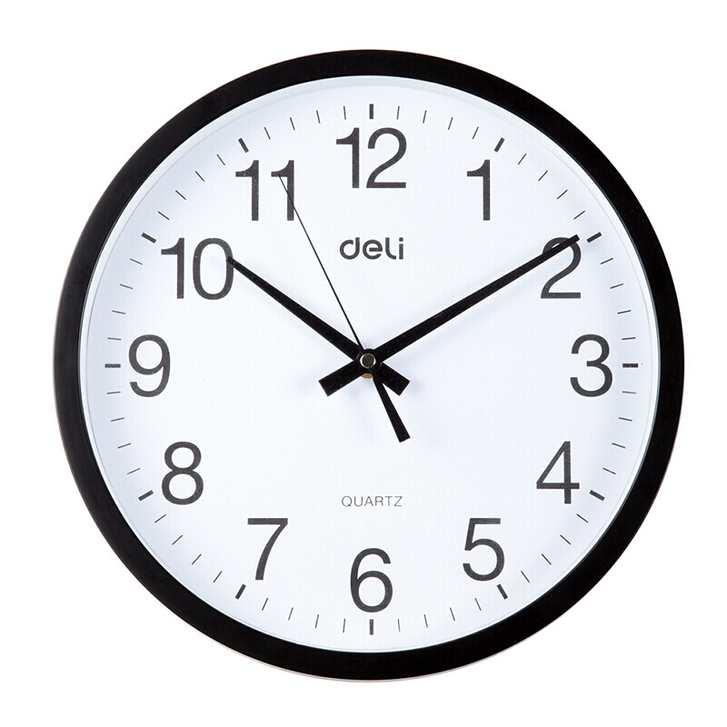 得力（deli） 9006 掛鐘 (只)37CM（14.5寸） (黑色) _http://02394.cn/img/sp/419/9ac30446-137a-43bd-8d19-f4d2890c2cc7.jpg