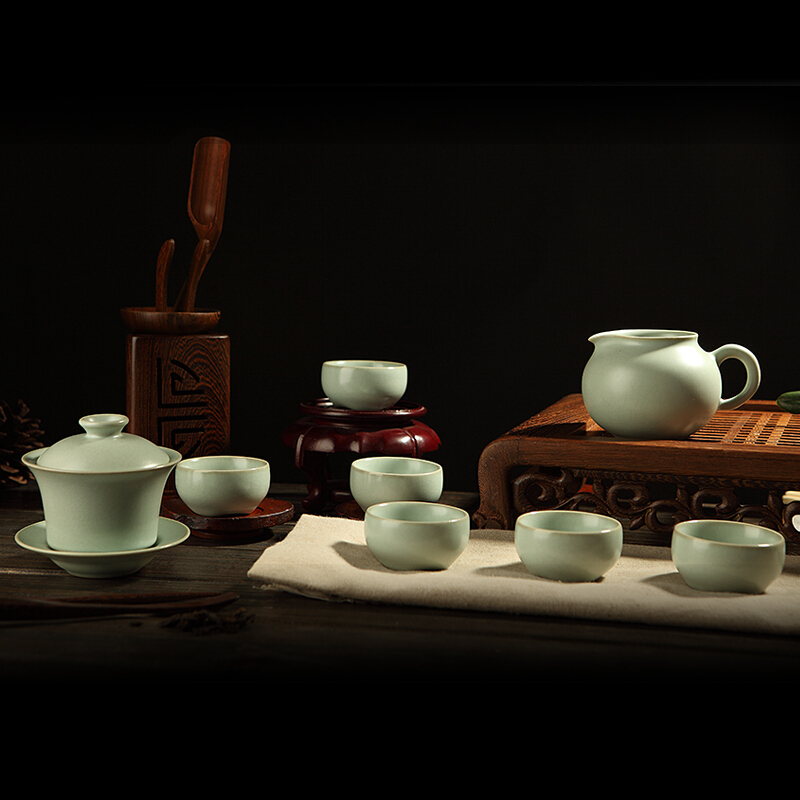 東道汝窯 功夫茶具套裝 吉祥蓋碗茶組（天青色）_http://02394.cn/img/sp/437/47f570f1-de2c-400d-82fe-eac742223d94.jpg