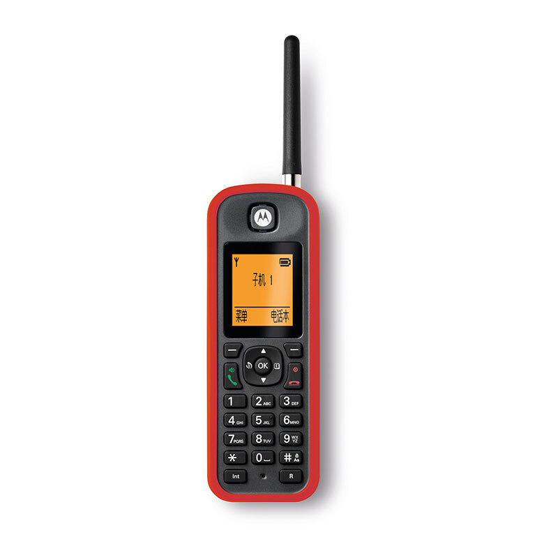 摩托羅拉（Motorola） O201C 電話機(jī) 遠(yuǎn)距離數(shù)字無繩單機(jī) 橙色背光電話簿中英文顯示菜單可擴(kuò)展 無線座機(jī)（紅色）_http://02394.cn/img/sp/764/2dd28973-8c6a-4a76-94bf-17f40294ba15.jpg