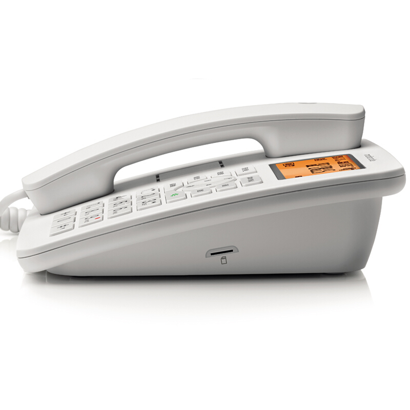摩托羅拉（Motorola） CT111C 智能自動/手動插卡錄音電話機(jī)座機(jī)商務(wù)客服電話呼叫中心家用辦公固定座機(jī) （白色）_http://02394.cn/img/sp/766/933ecbf9-4040-4012-bbcb-df1abe182d37.jpg