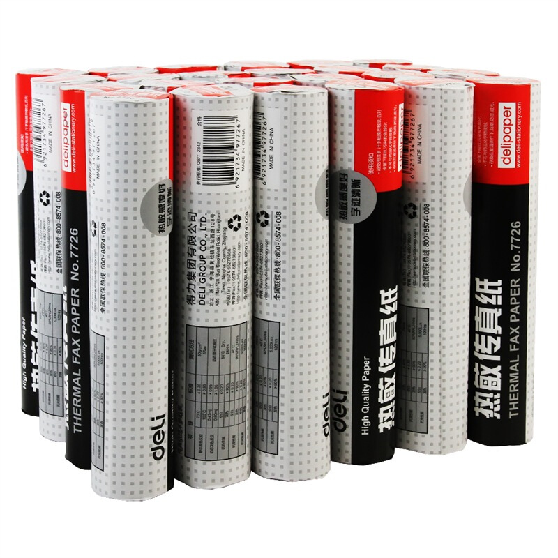 得力（deli） 7726 熱敏傳真紙(白)210mm*18.2m(卷)24卷裝_http://02394.cn/img/sp/82/a22fb835-a0ed-408e-acb8-928b063abf6a.jpg