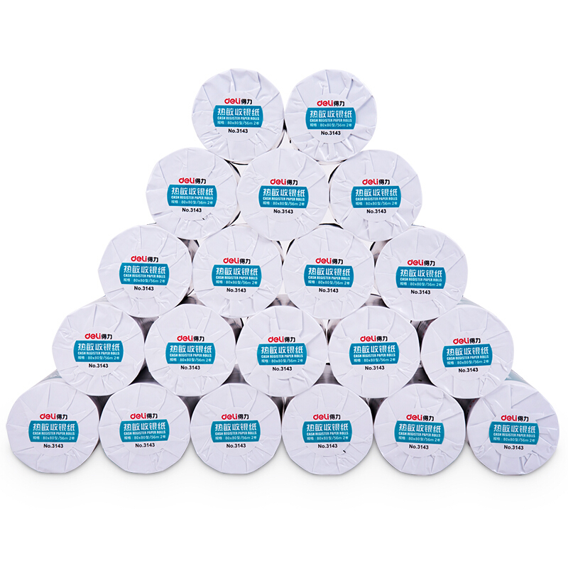 得力（deli） 3143 熱敏收銀紙80mm*80mm*56m(紅)20卷裝_http://02394.cn/img/sp/83/199f9bca-867f-403f-b8f3-2ee5367e378f.jpg