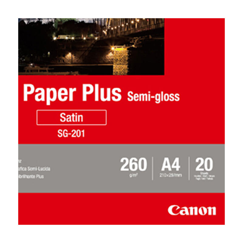 佳能（Canon） SG-201 亞高光澤照片紙 (A4/20張) _http://02394.cn/img/sp/83/1d309ad6-c2f4-485c-824d-17cb21ddf4a4.jpg