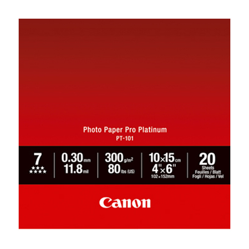 佳能（Canon） PT-101 光面噴墨打印紙 專業(yè)照片紙 (4*6/20張) _http://02394.cn/img/sp/83/98a08c6a-9d7c-44de-855a-c2160b4bc145.jpg