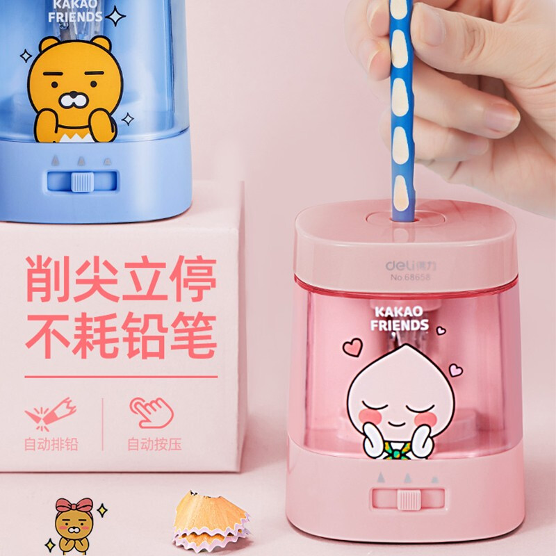 得力（deli） 電動(dòng)卷筆刀削筆器 68659黑色_http://02394.cn/newimg/C202210/1666773122610.jpg