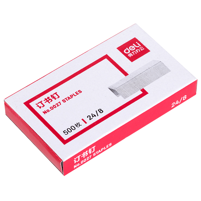 得力(deli)24/8加厚訂書(shū)釘/訂書(shū)針 500枚一盒 辦公用品 0027_http://02394.cn/newimg/C202310/1697610724070.jpg