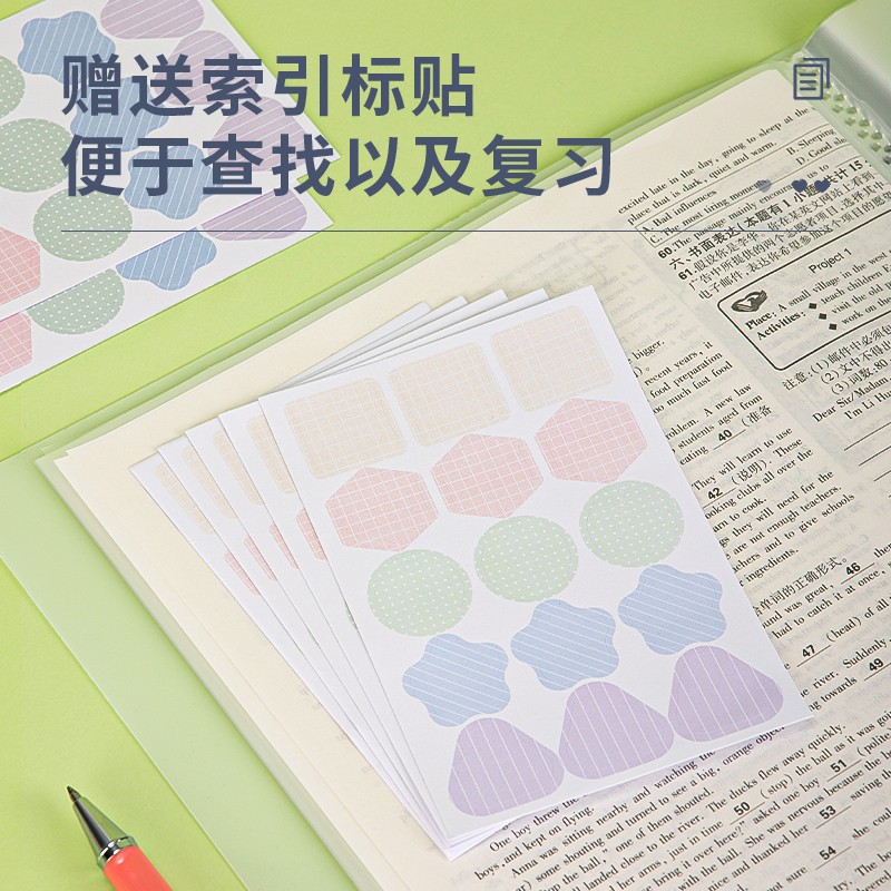 得力(deli)A4/40淡彩資料冊(cè) 活頁(yè)文件夾 資料試卷收納袋/冊(cè) 3只混裝 27152_http://02394.cn/newimg/C202310/1697785342518.jpg