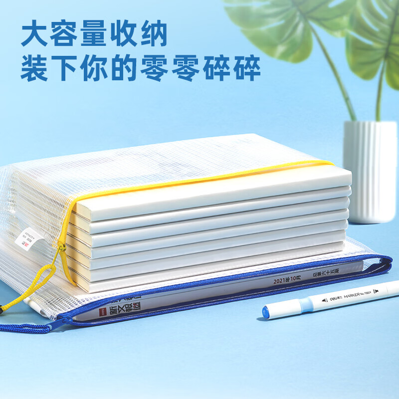 得力(deli)10只4色混裝拉鏈袋 10袋裝 27040_http://02394.cn/newimg/C202310/1697785597329.jpg