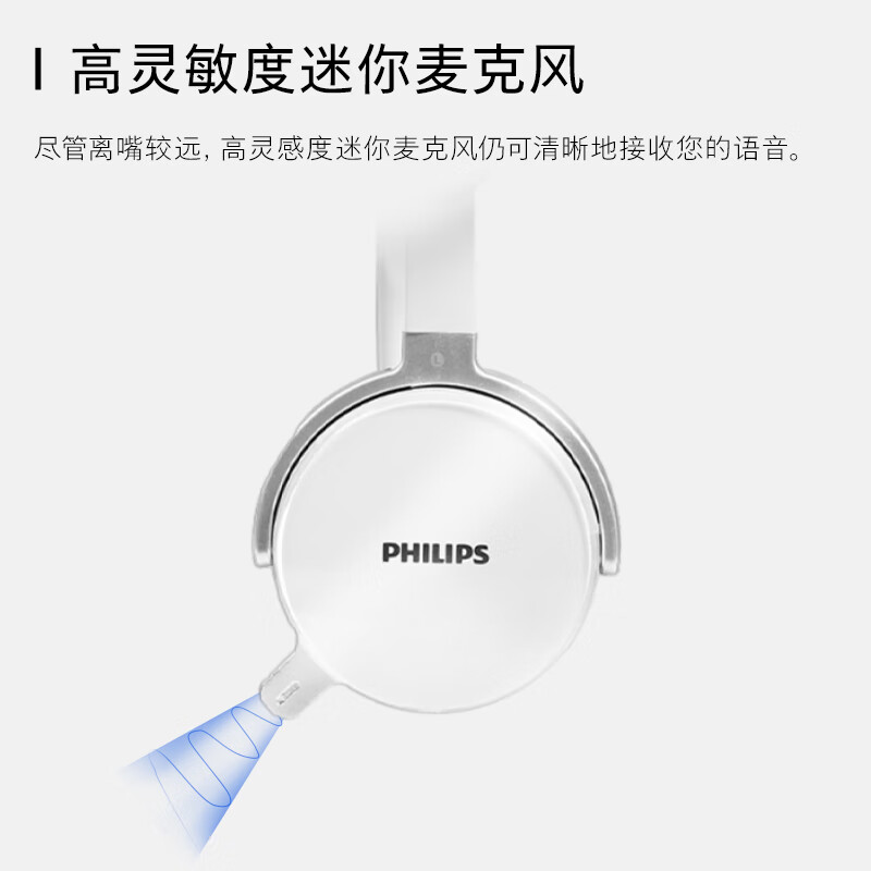 飛利浦（PHILIPS）頭戴式耳機有線耳機帶麥克風耳麥網(wǎng)上學習考試游戲耳機3.5mm音頻接口SHM7110U_http://02394.cn/newimg/C202408/1723087830729.jpeg